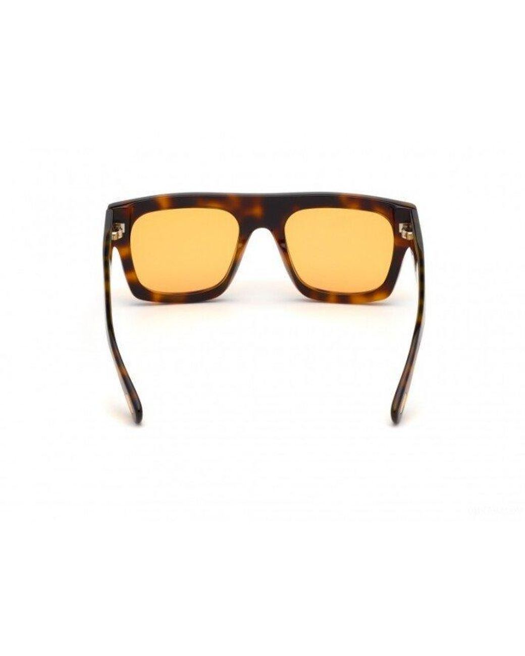 Tom Ford Metallic Eyewear Fausto Square Frame Sunglasses for men