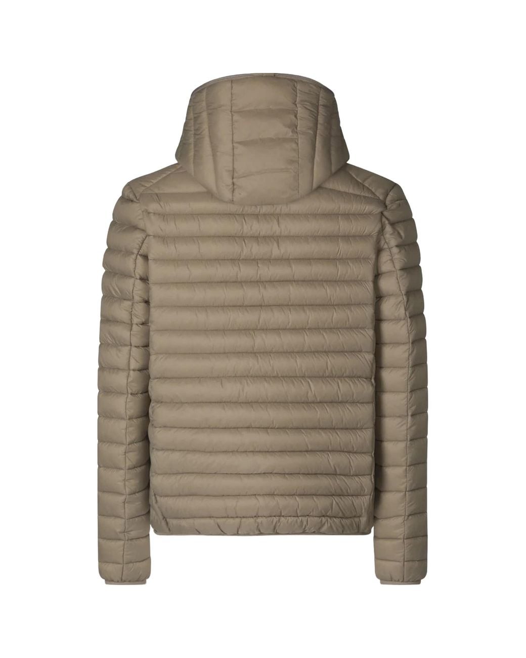 Save The Duck Brown Donald Padded Hooded Jacket for men