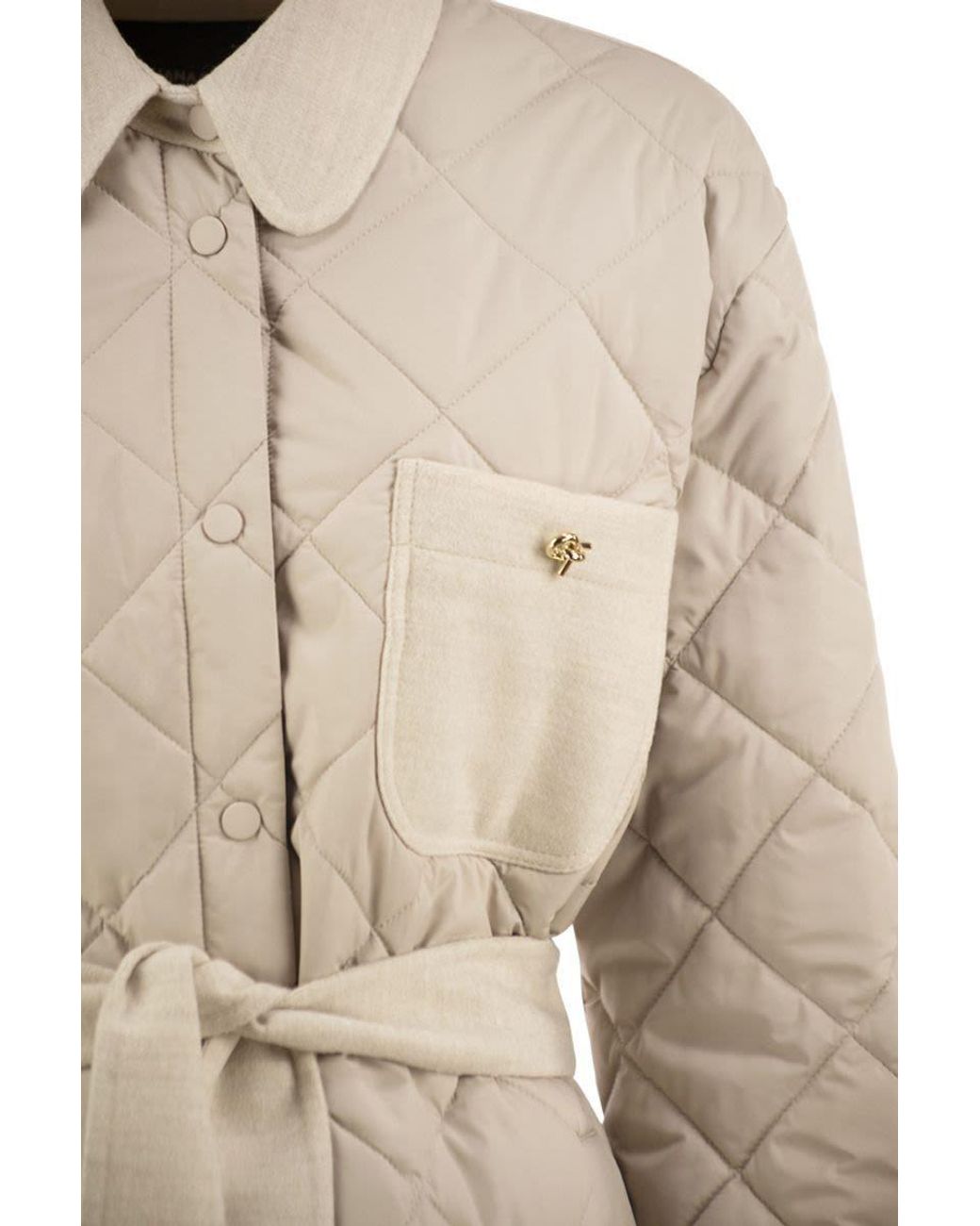 Fabiana Filippi Natural Long-Sleeve Jacket