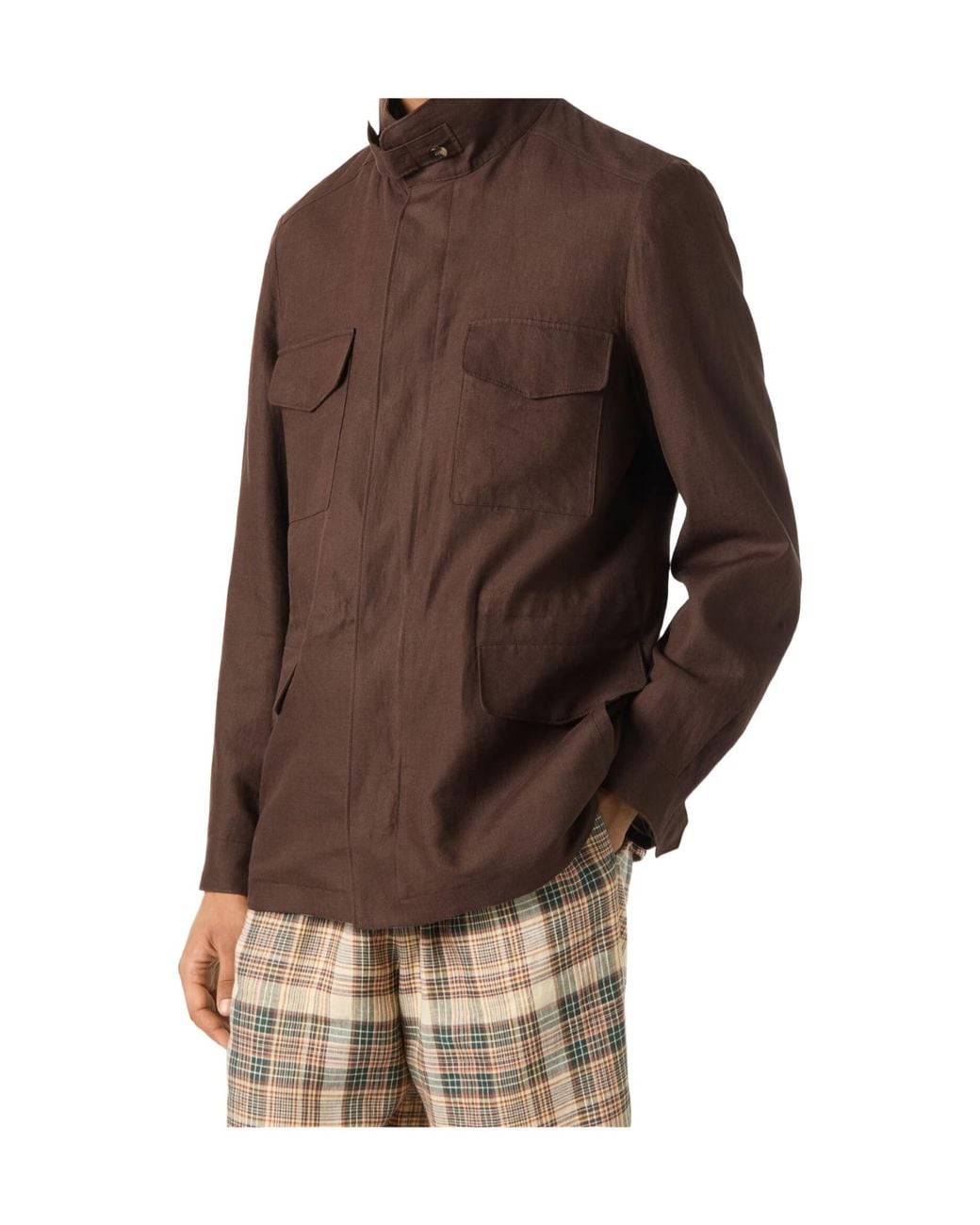 Loro Piana Brown Traveller Field Jacket for men