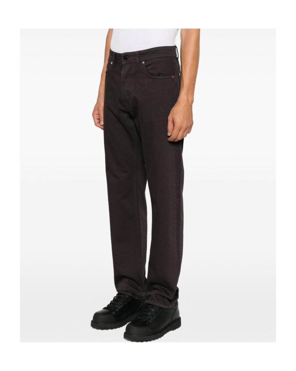 Stone Island Black Belt-Loops Jeans for men