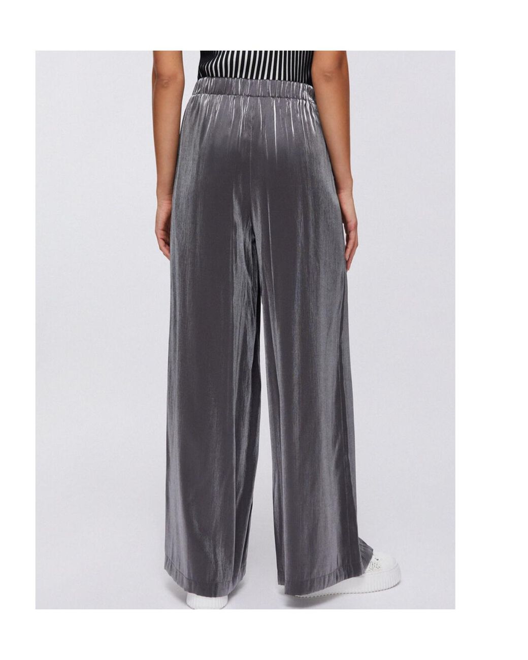 Liu Jo Gray Flared Trousers
