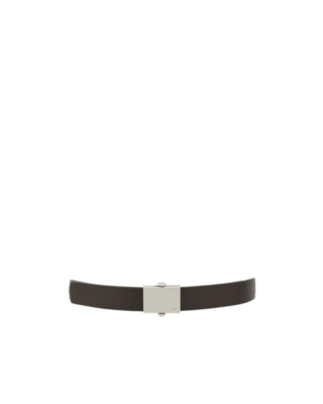 Ferragamo White Ferragamo Reversible Belt for men