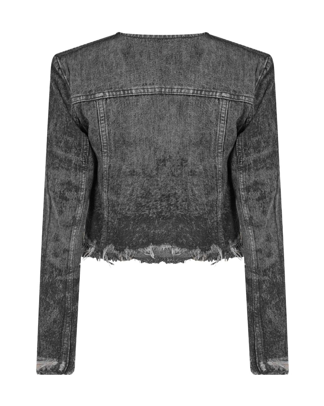 DIESEL Black Short Denim Jacket