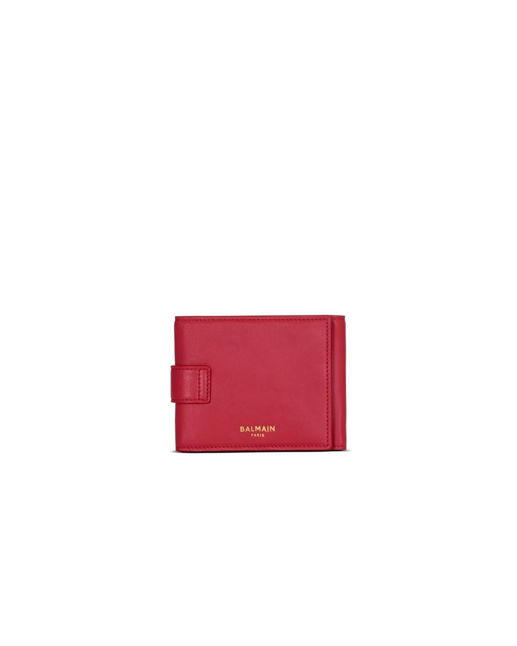 Balmain Red Pulse Trifold Wallet