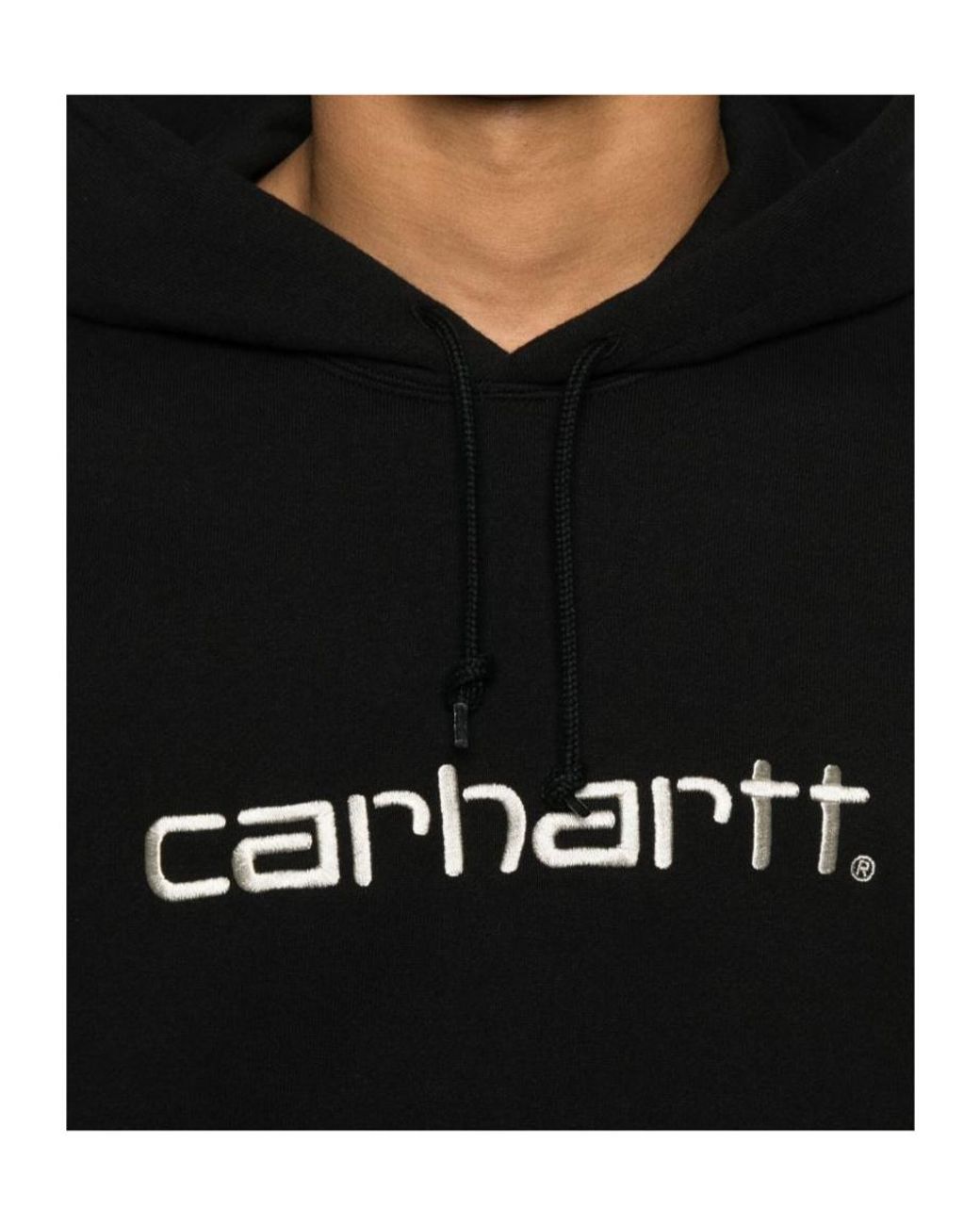 Junya Watanabe Black Carhartt Drawstring Hoodie for men