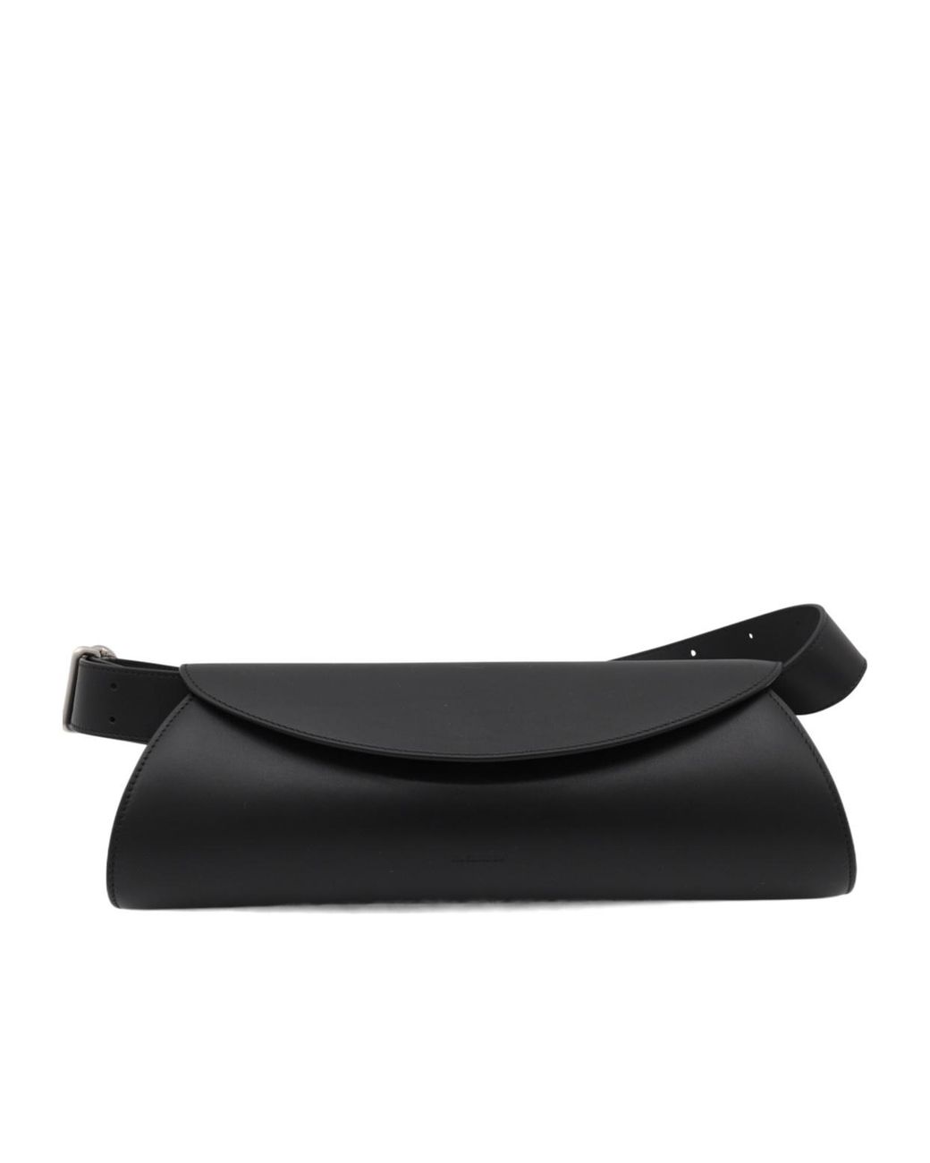 Jil Sander Black Logo-Embossed Belt Bag for men