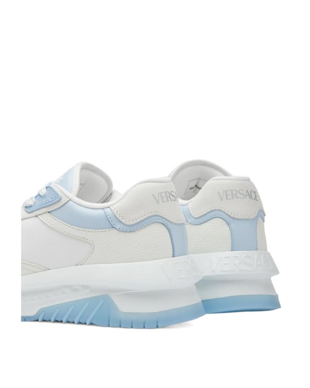 Versace Blue Odissea Lace-Up Sneakers for men