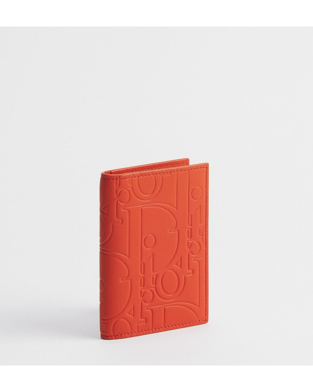 Dior Red Bifold Card Holder for men