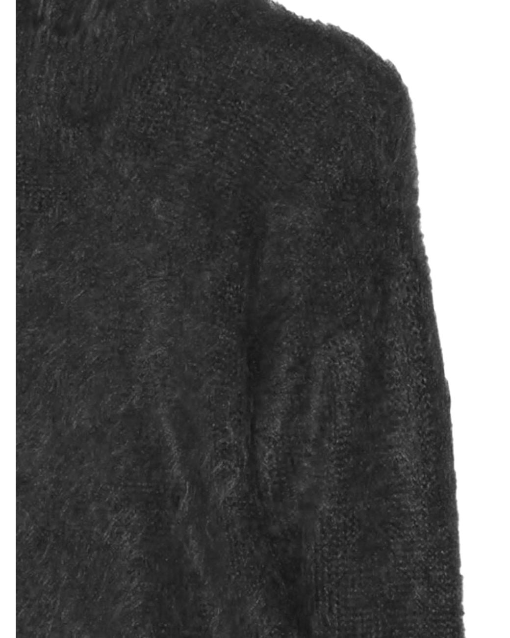Isabel Marant Black Graphic-Print Sweater for men