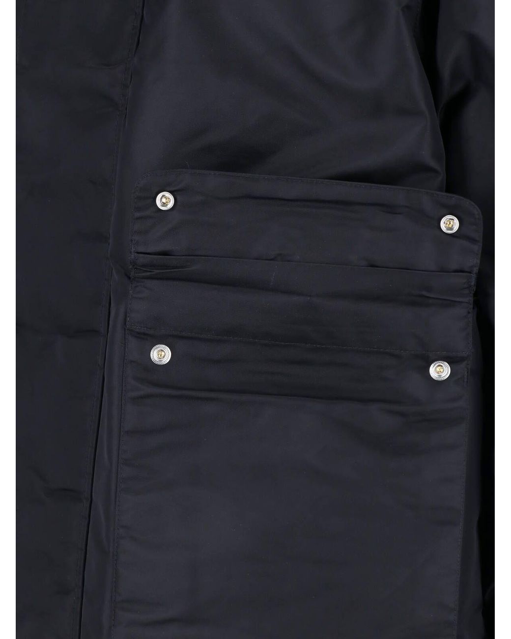 sunflower Blue Drawstring Parka Jacket for men