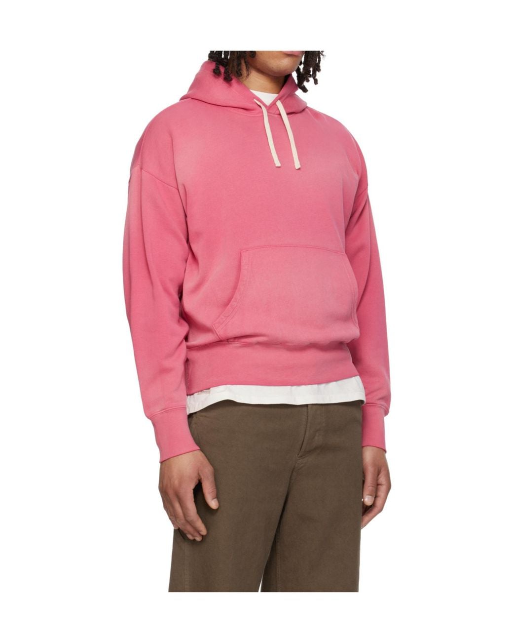 Polo Ralph Lauren Pink Long-Sleeved Hooded Sweatshirt for men