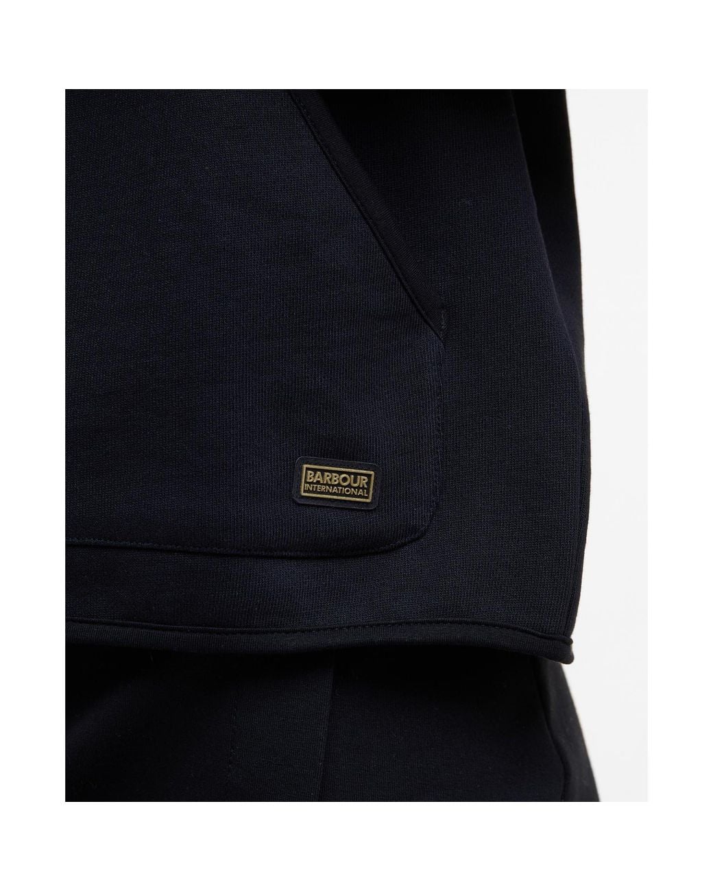 Barbour Black Zipper Sweatshirt