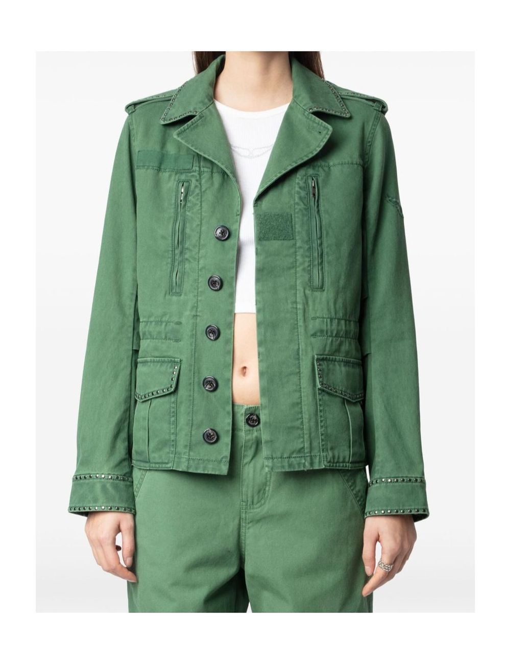 Zadig & Voltaire Green Klimi Jacket