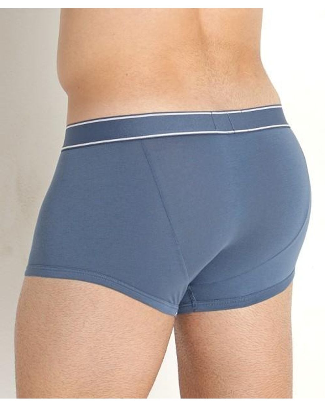 Emporio Armani Blue Elastic Waist Underwear for men