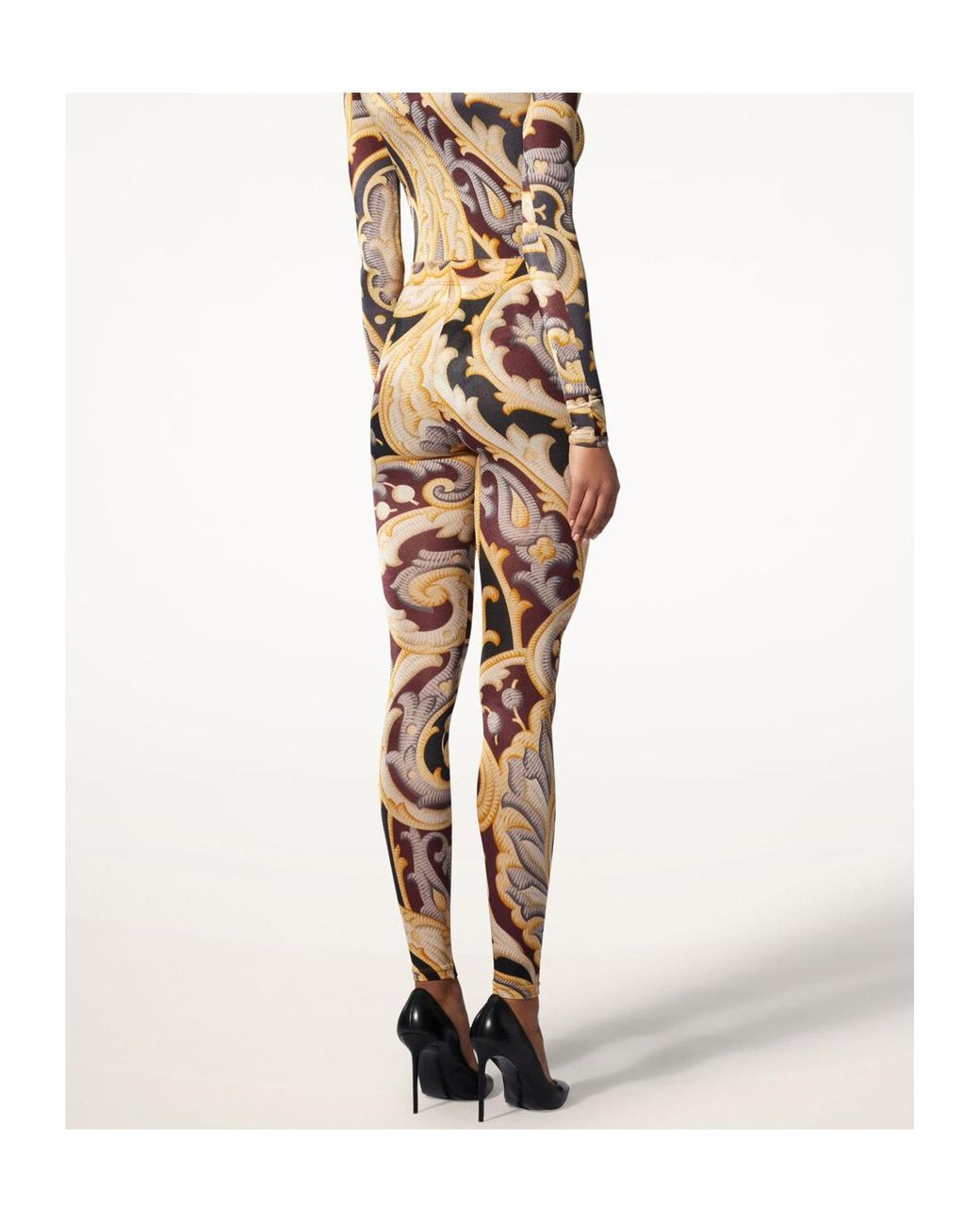 Etro Orange X Wolford Leggings