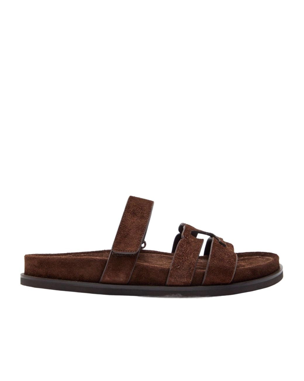 Tory Burch Brown Casual Slides