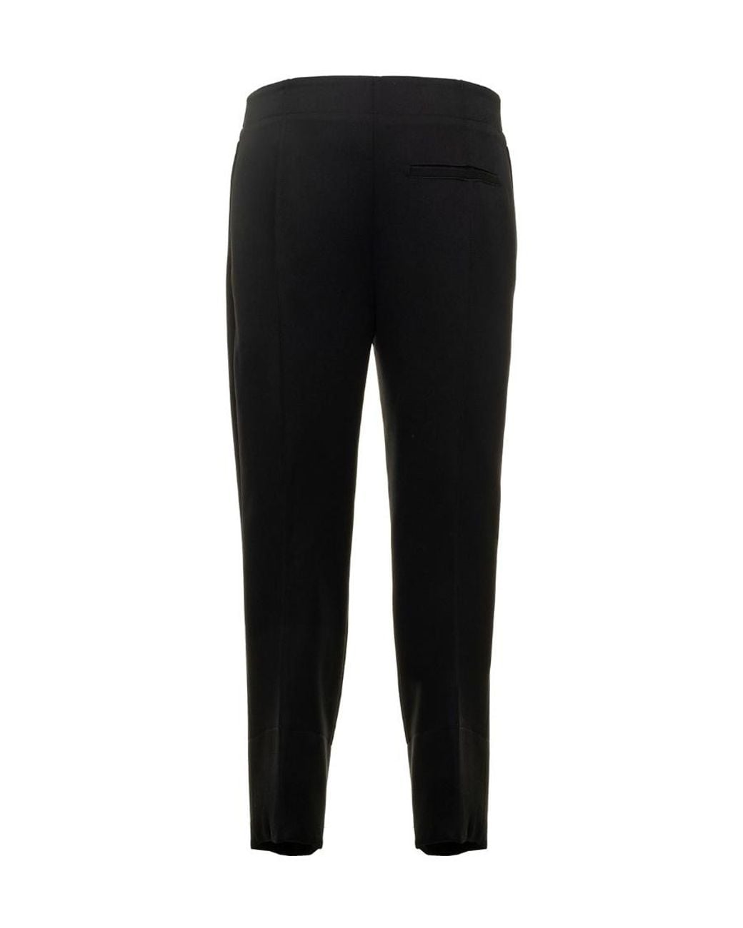 Bottega Veneta Black Curved Cut-Out Hem Tailored Pants