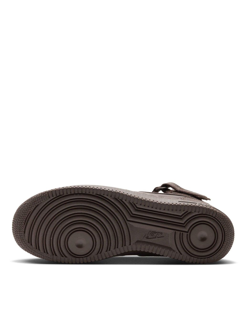 Nike Brown Lychee-Pattern Mid-Cut Casual Sneakers for men