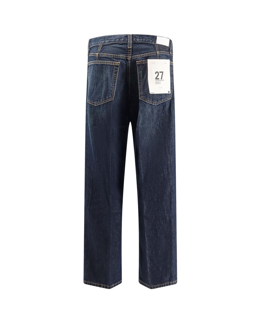 Re/done Blue Ollie Straight-Leg Jeans