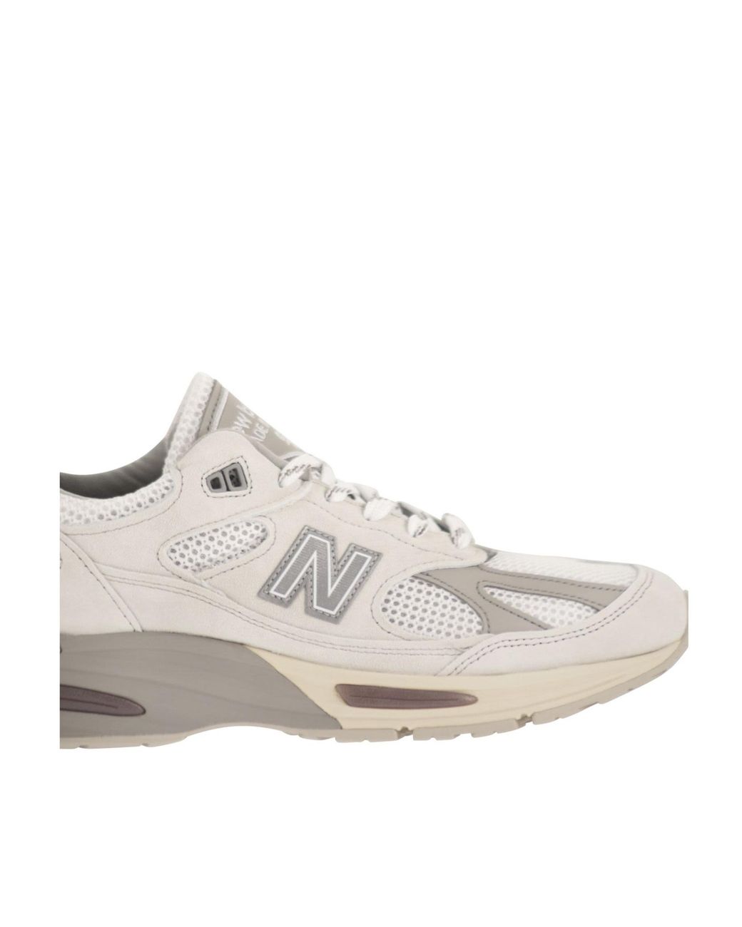 New Balance White 991V2 for men