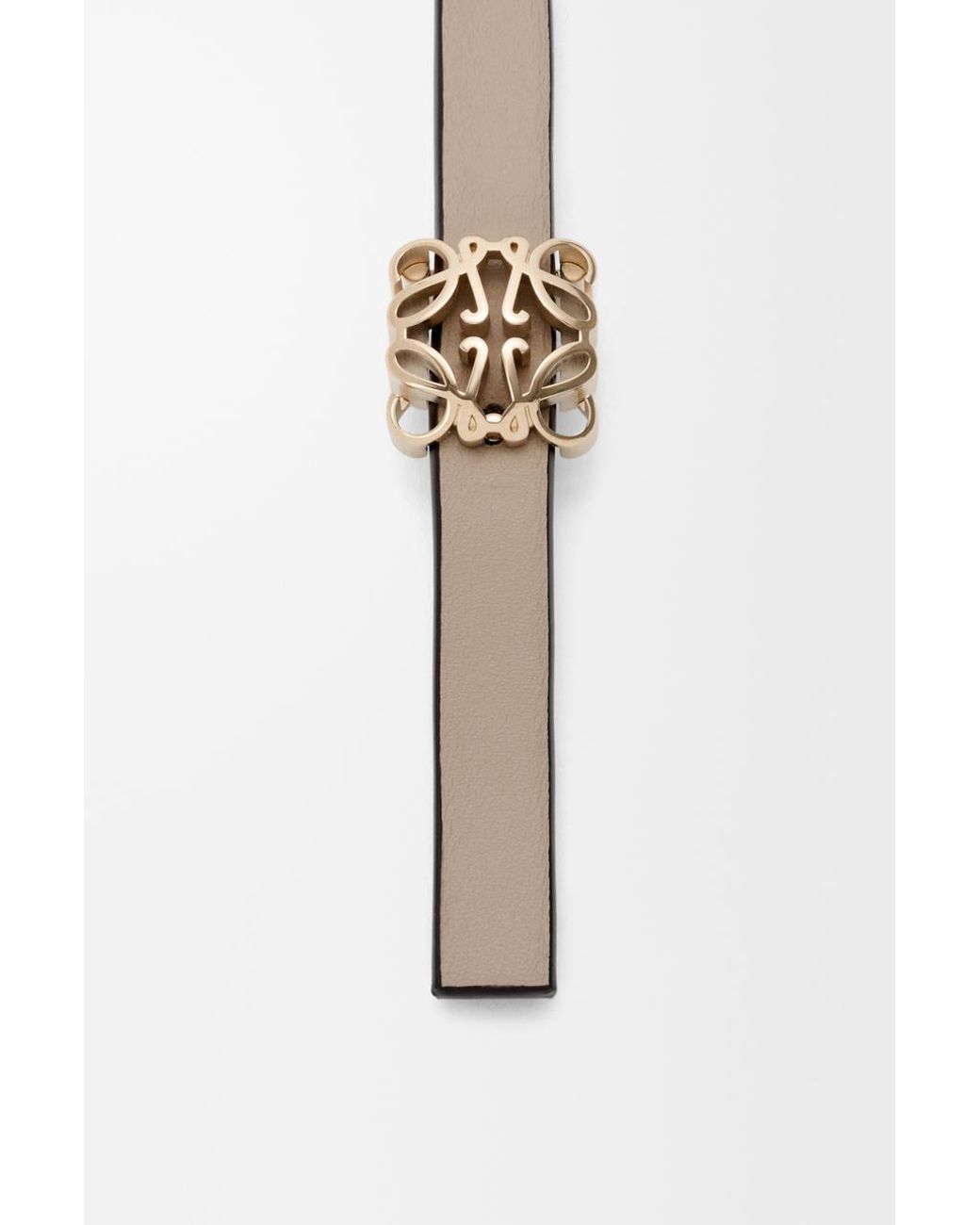 Loewe White Logo Belt
