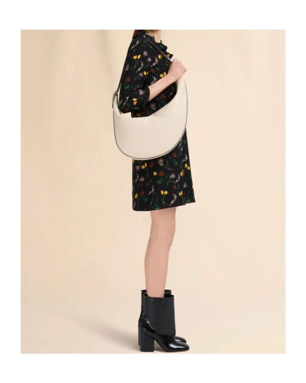 Marni White Dot Small Hobo Bag
