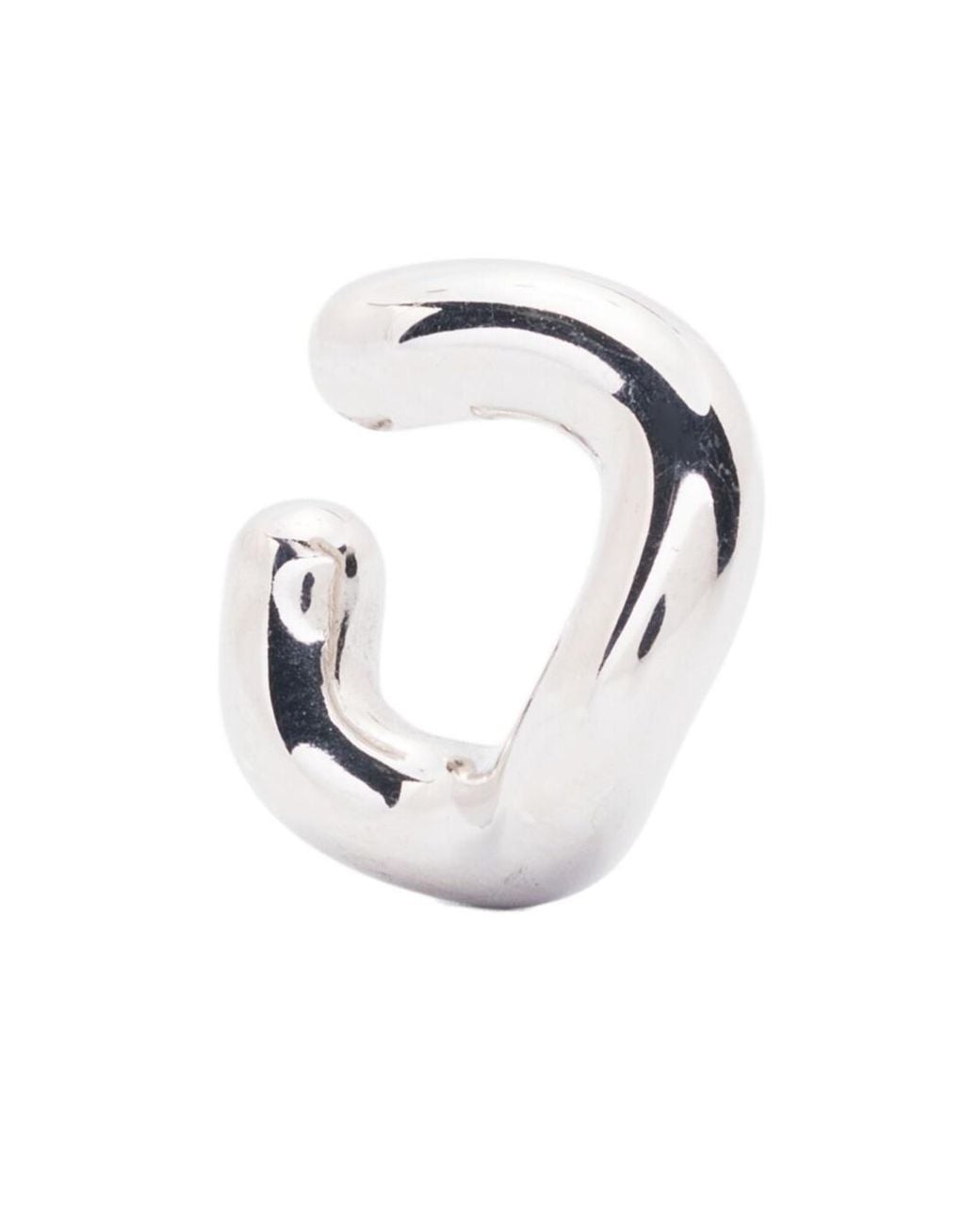 Charlotte Chesnais White Wave Ear Cuff Earring