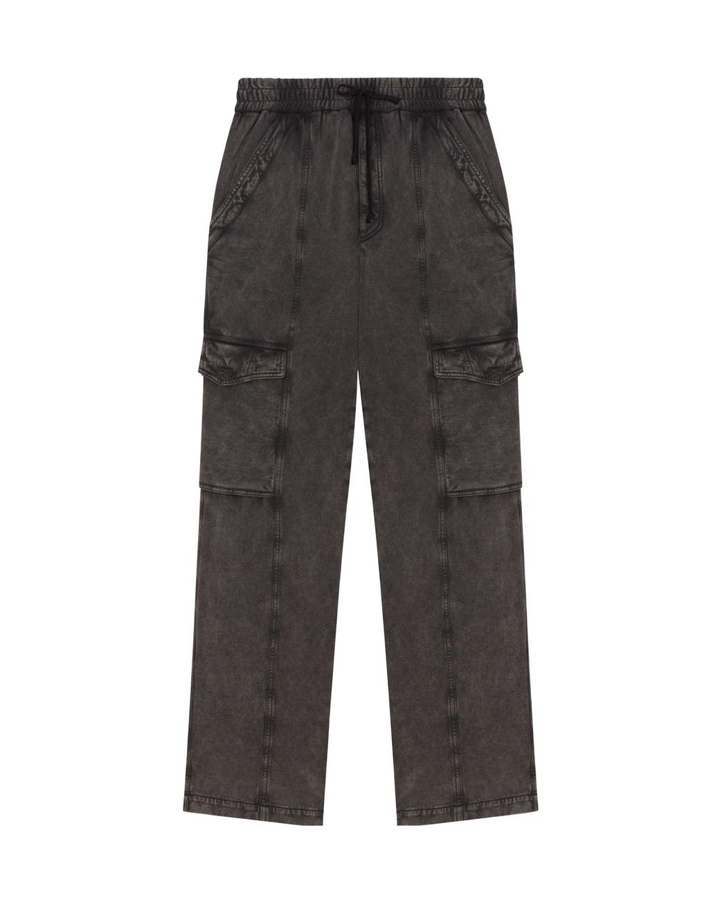 Isabel Marant Gray Isabel Marant Étoile Peorana Urban Drawstring Track Pants