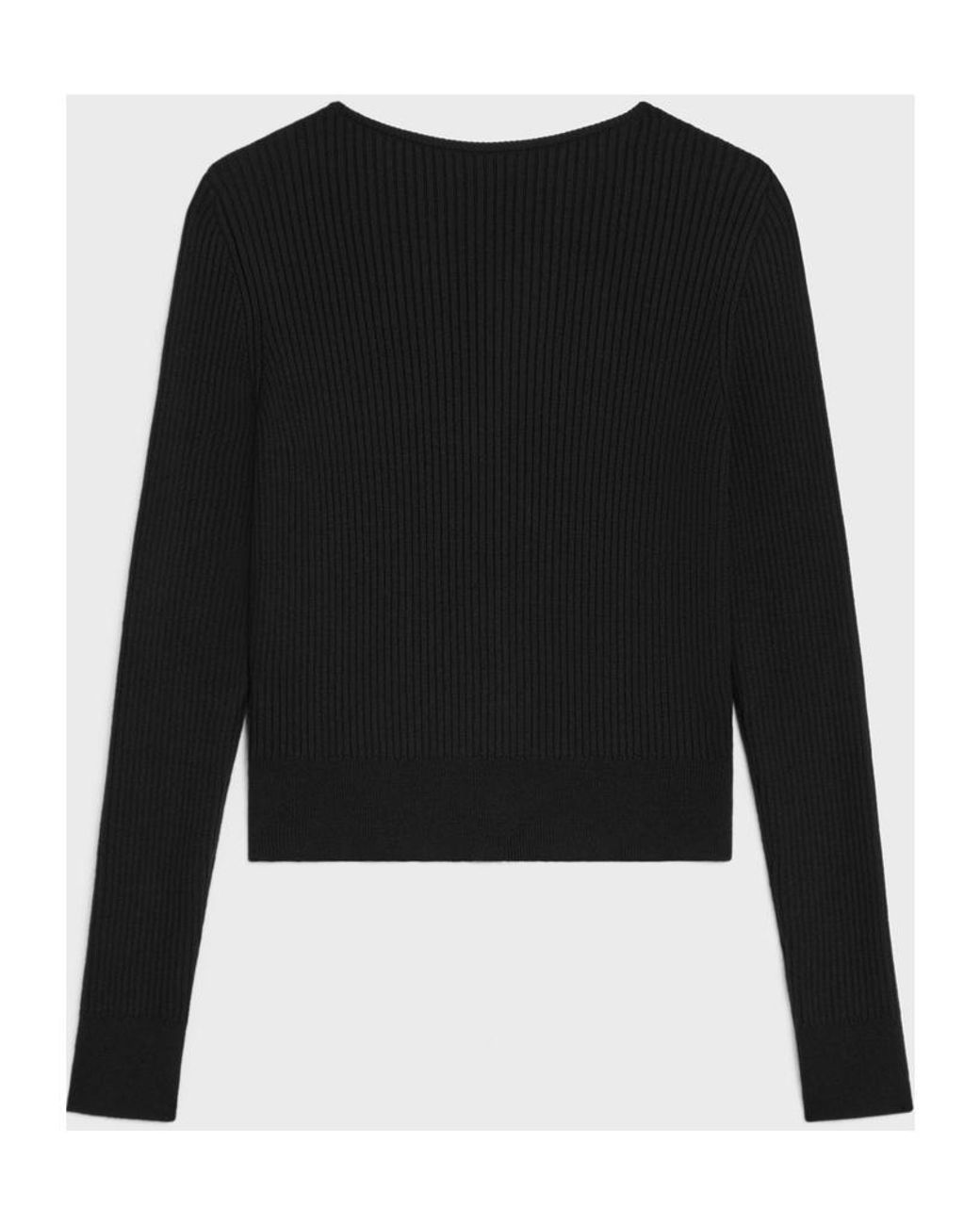 Céline Black Cardigan