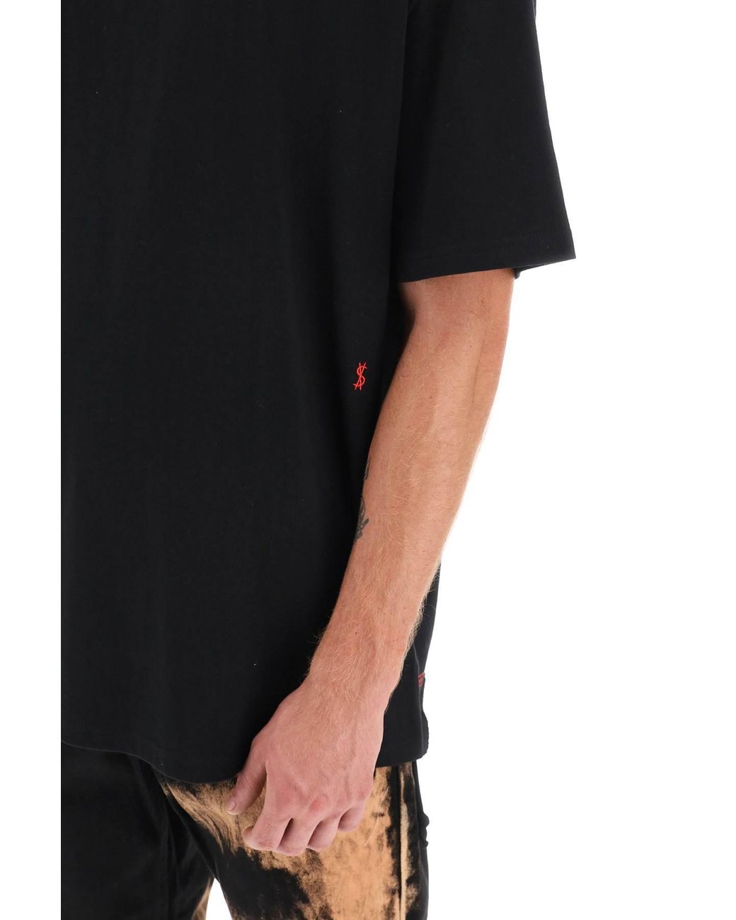 Ksubi Black 4X4 Biggie Ss T-Shirt for men