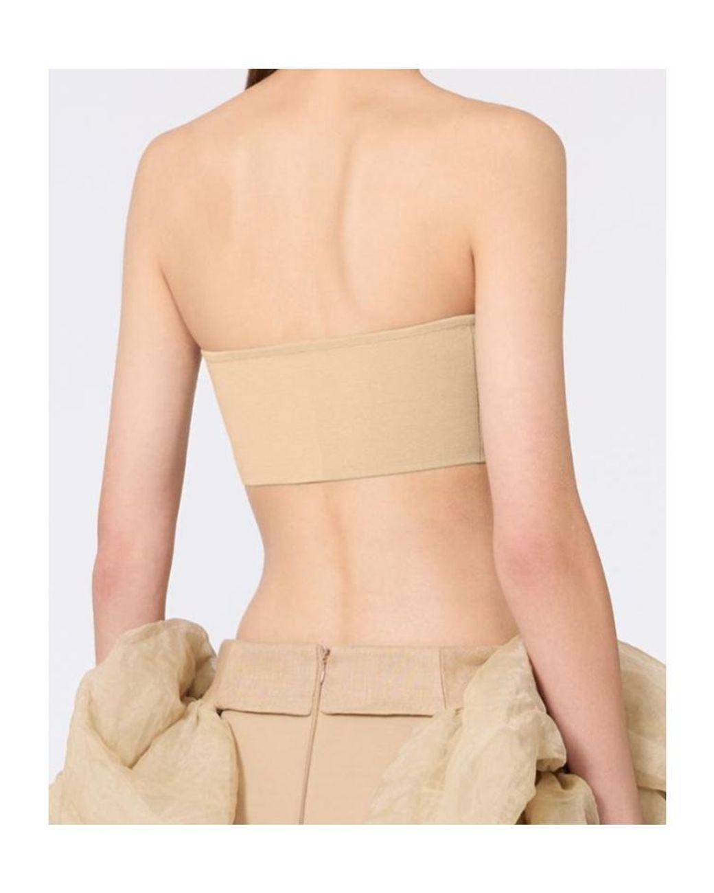 Max Mara Natural Bandeau Bra