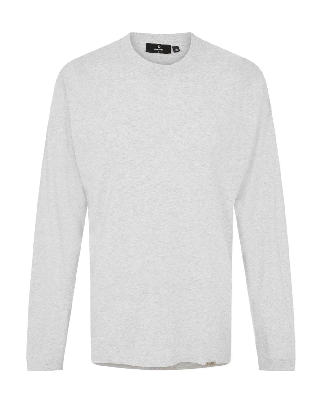 Represent White Simple And Versatile Top for men