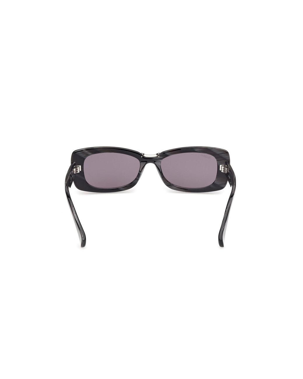 Max Mara White Rectangular Frame Sunglasses