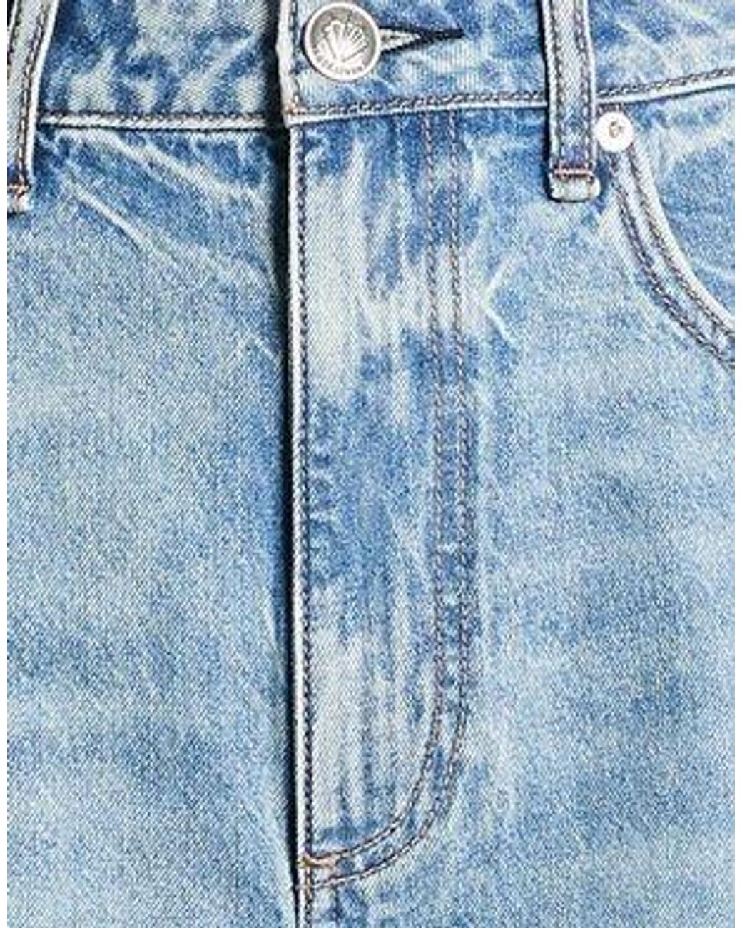 Rag & Bone Blue High-Waist Cargo Jeans