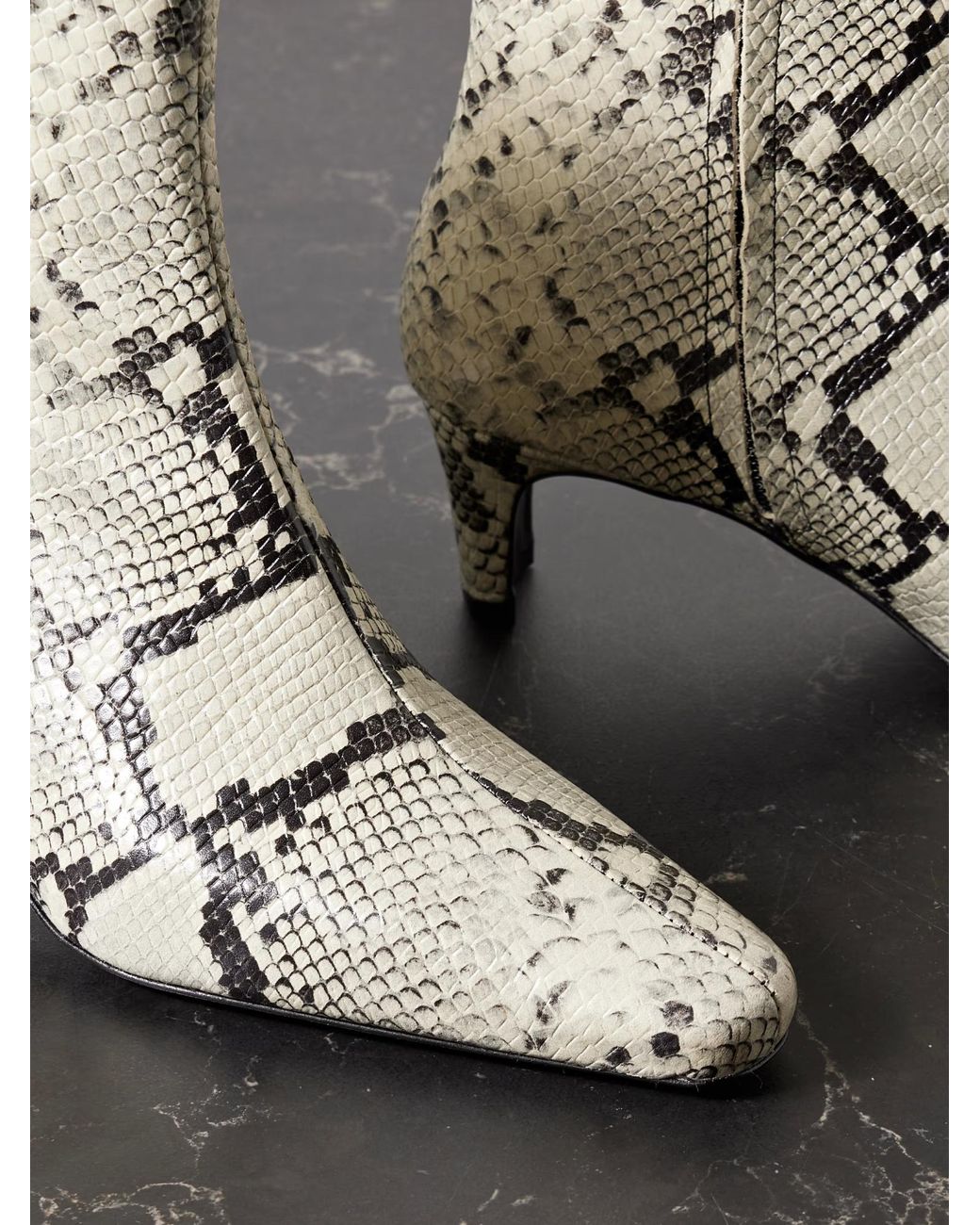 Staud Natural Wally Ankle Boots
