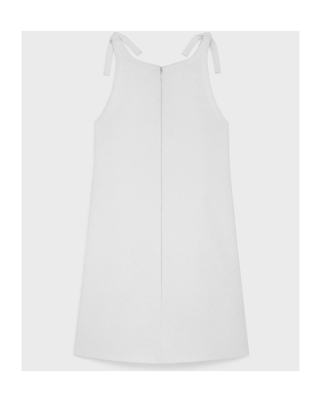 Céline White Trapeze Mini Dress