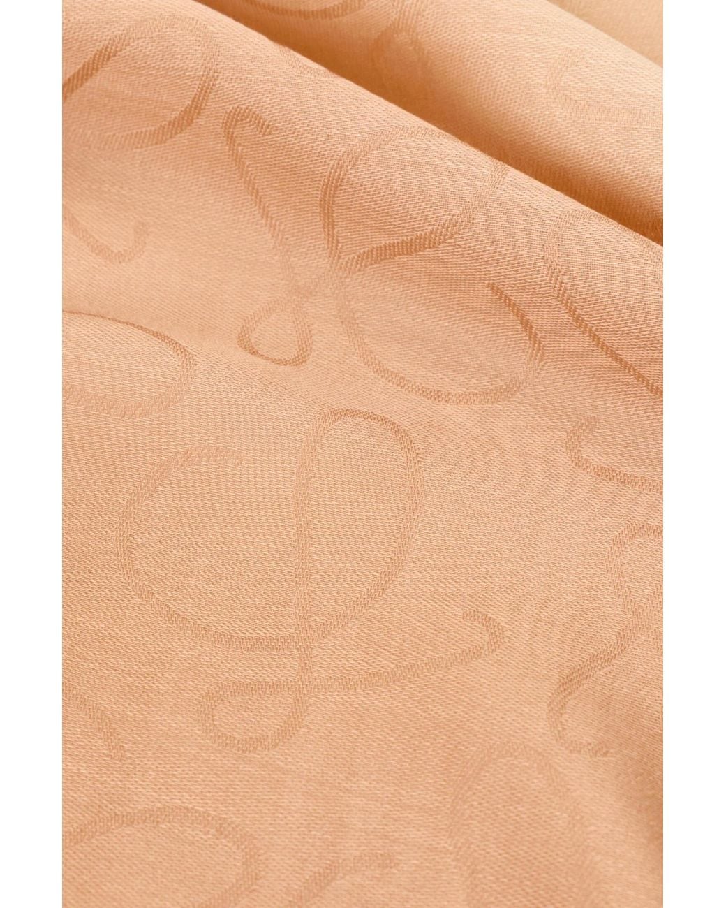 Loewe White Logo Scarf for men