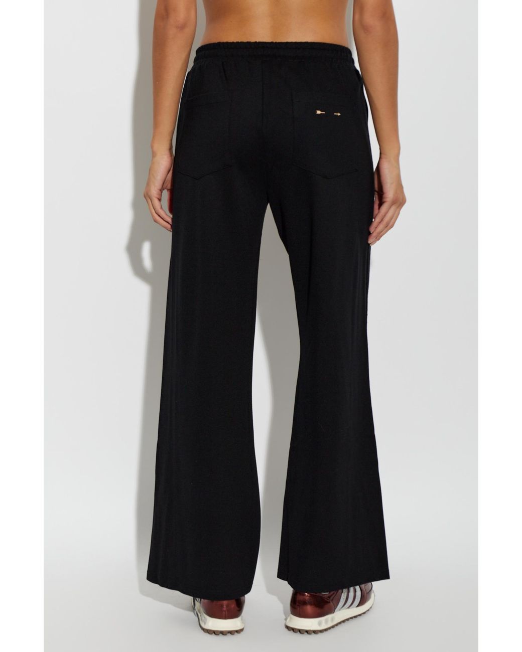The Upside Black Roma Wide-Leg Sweatpants
