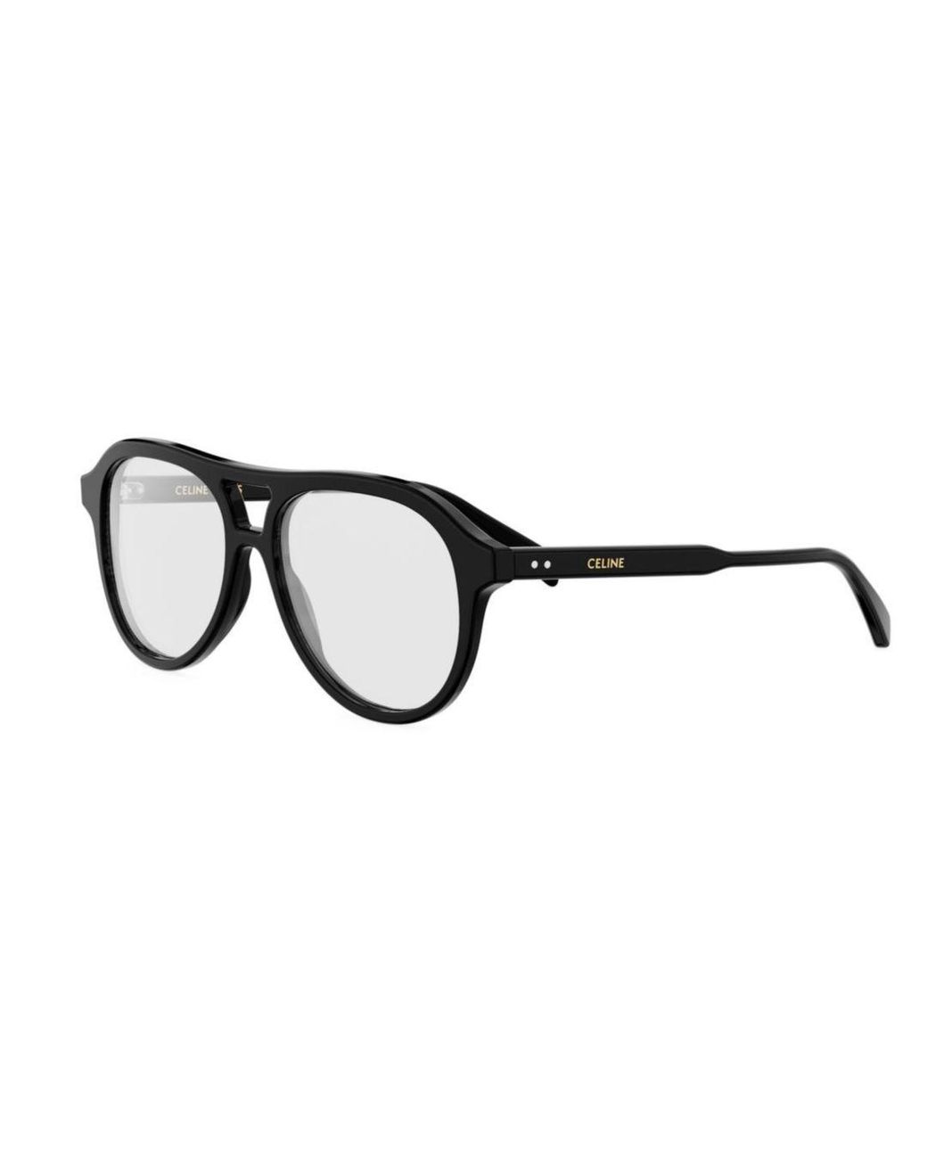 Céline White Aviator's Plain Glasses