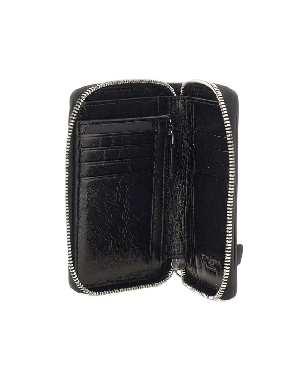 Gianni Chiarini Brown Horsy Zip-Around Wallet