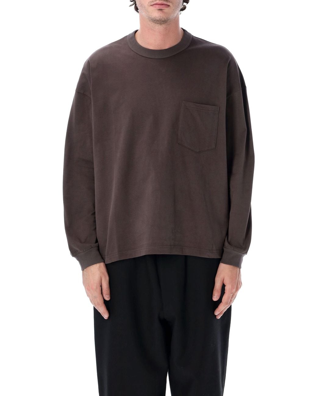 Comme des Garçons Gray Crew-Neck T-Shirt for men