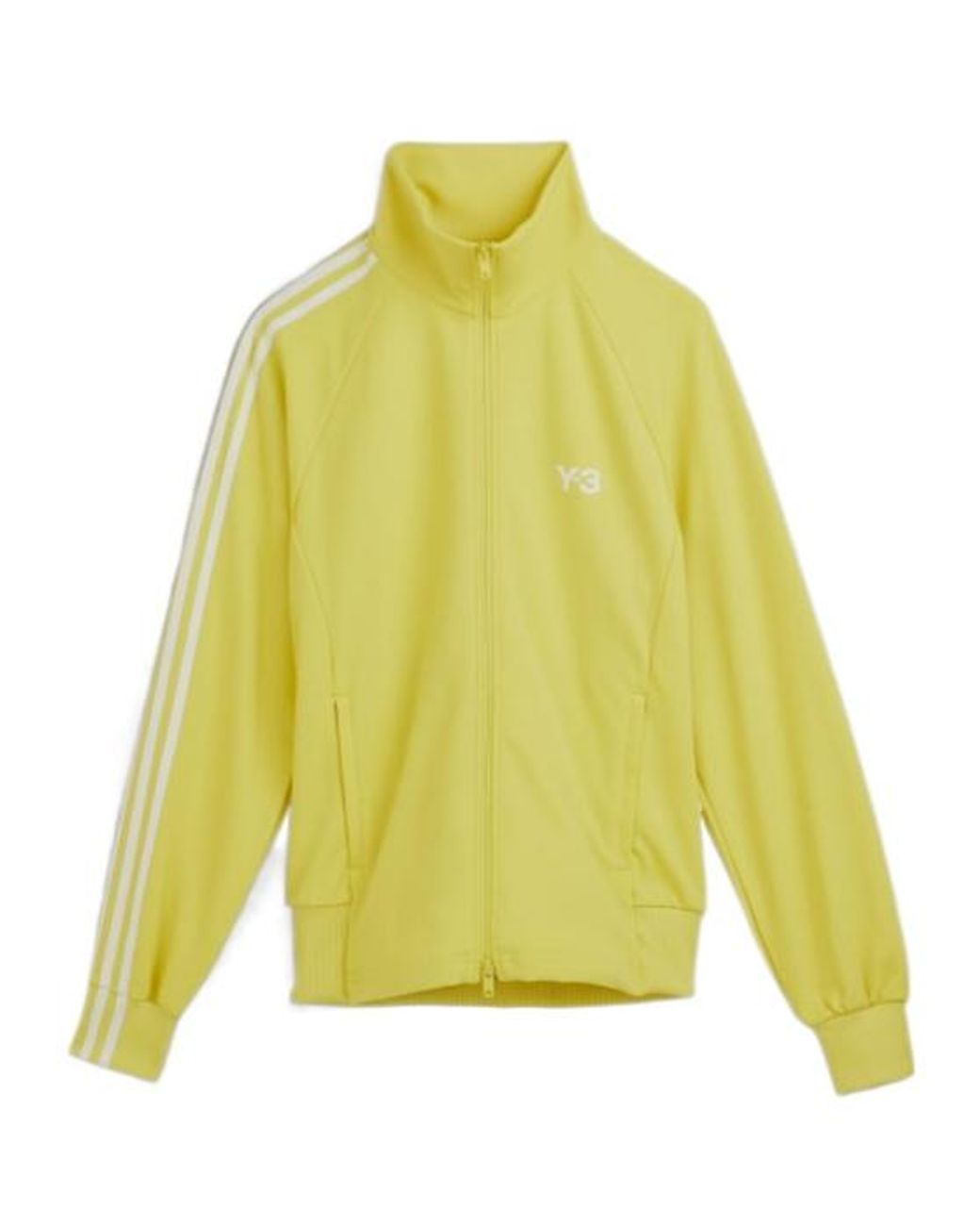 Y-3 Yellow 3-Stripes Track Top for men