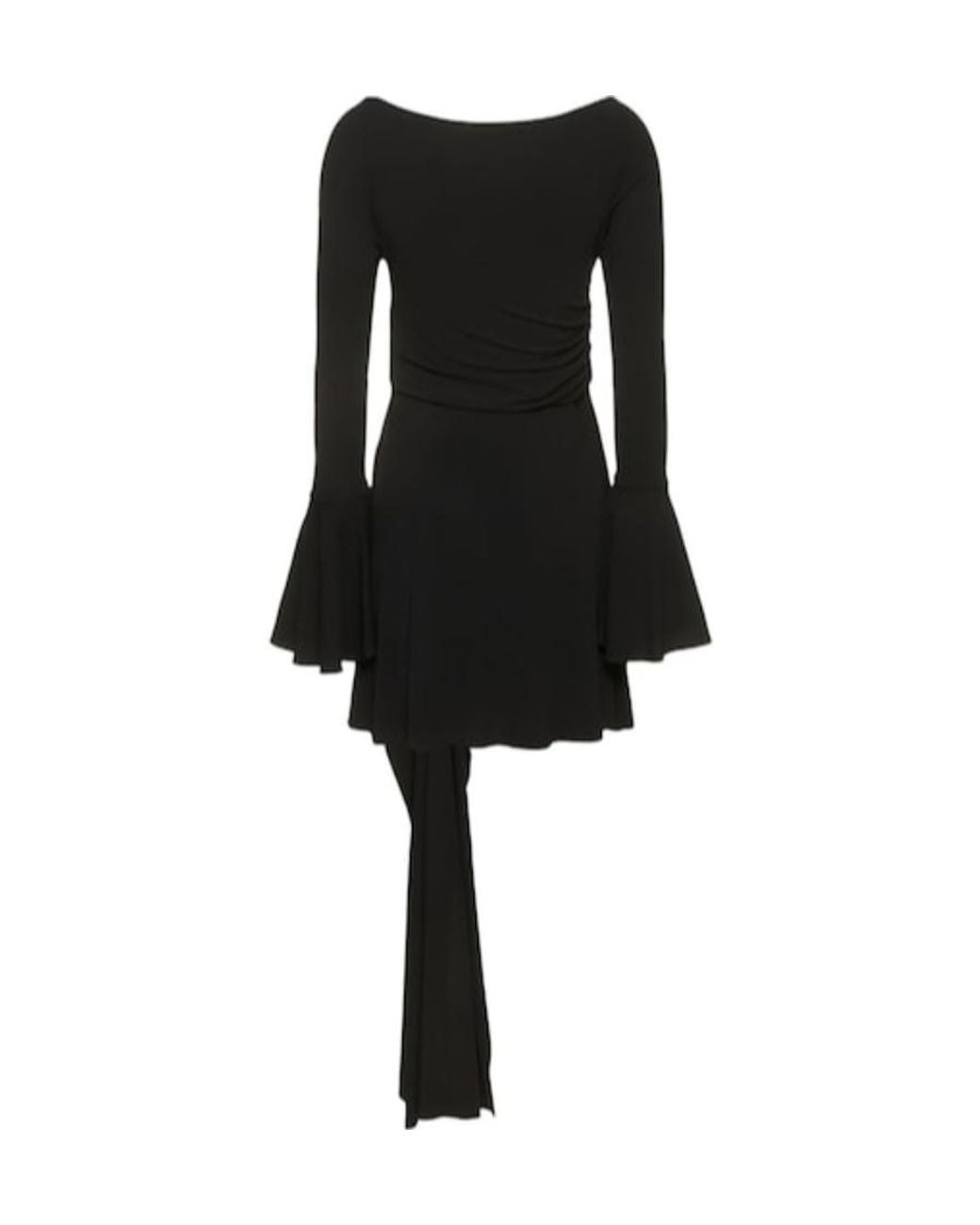 Magda Butrym Black Strapless Jersey Mini Dress
