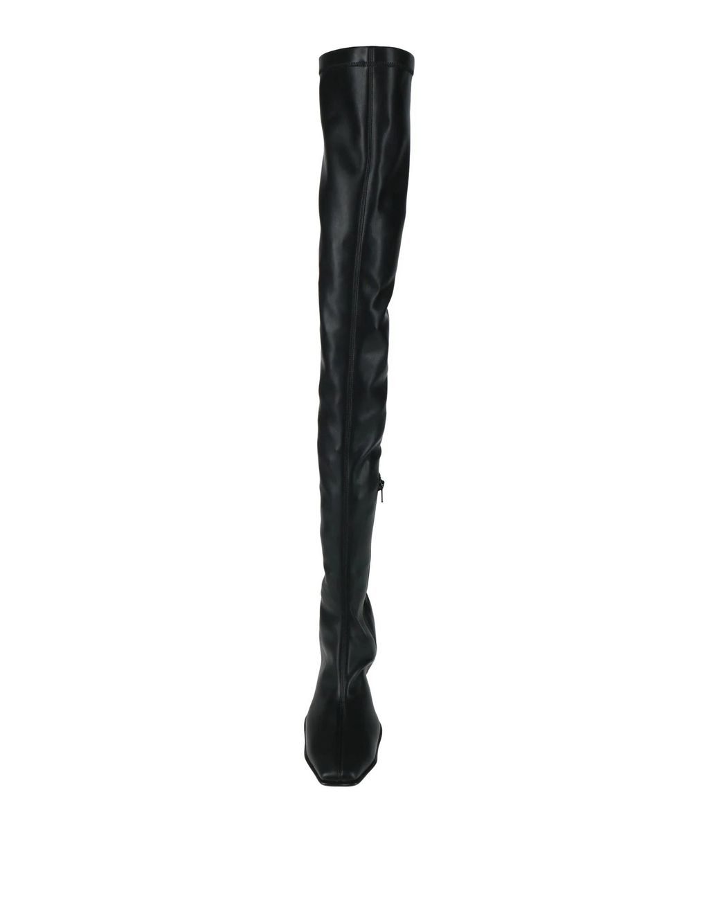 MM6 by Maison Margiela Black Minimalist High Boots