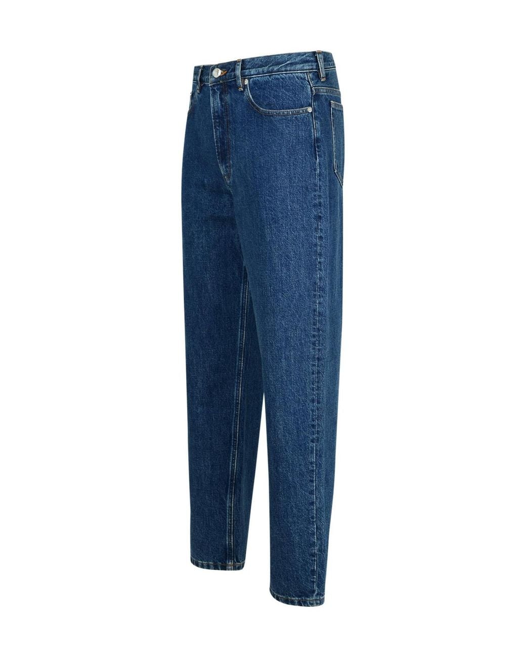 A.P.C. Blue Straight-Leg Slim-Cut Jeans for men