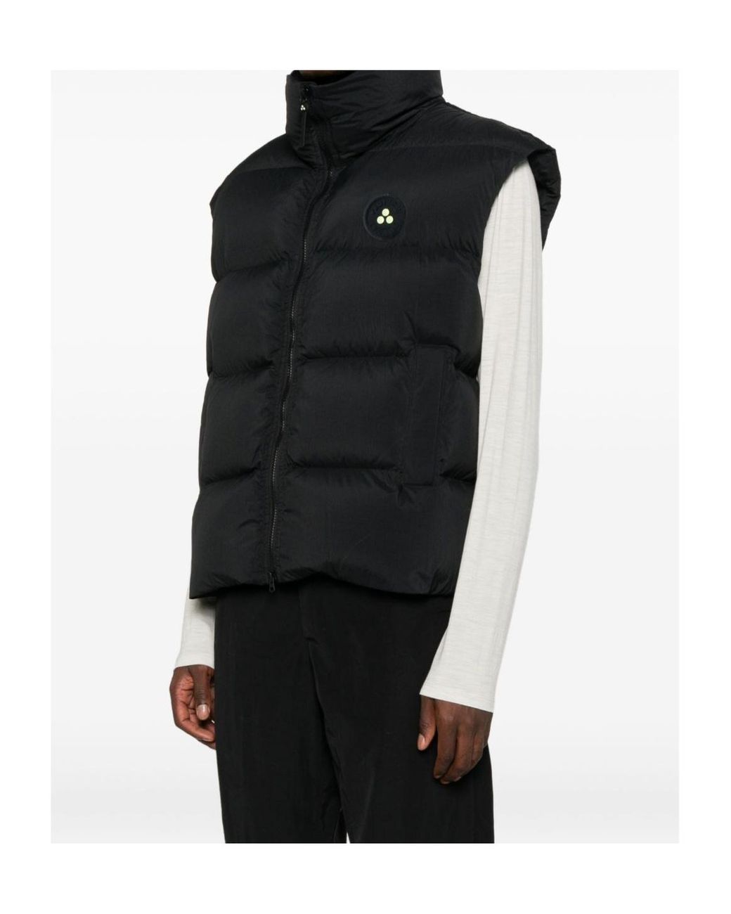 Peuterey Black Long-Sleeved Down Jacket for men