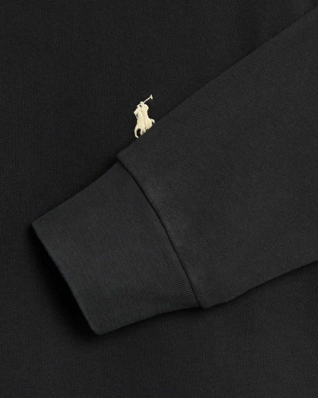 Polo Ralph Lauren Black Logo Detail Hoodie for men
