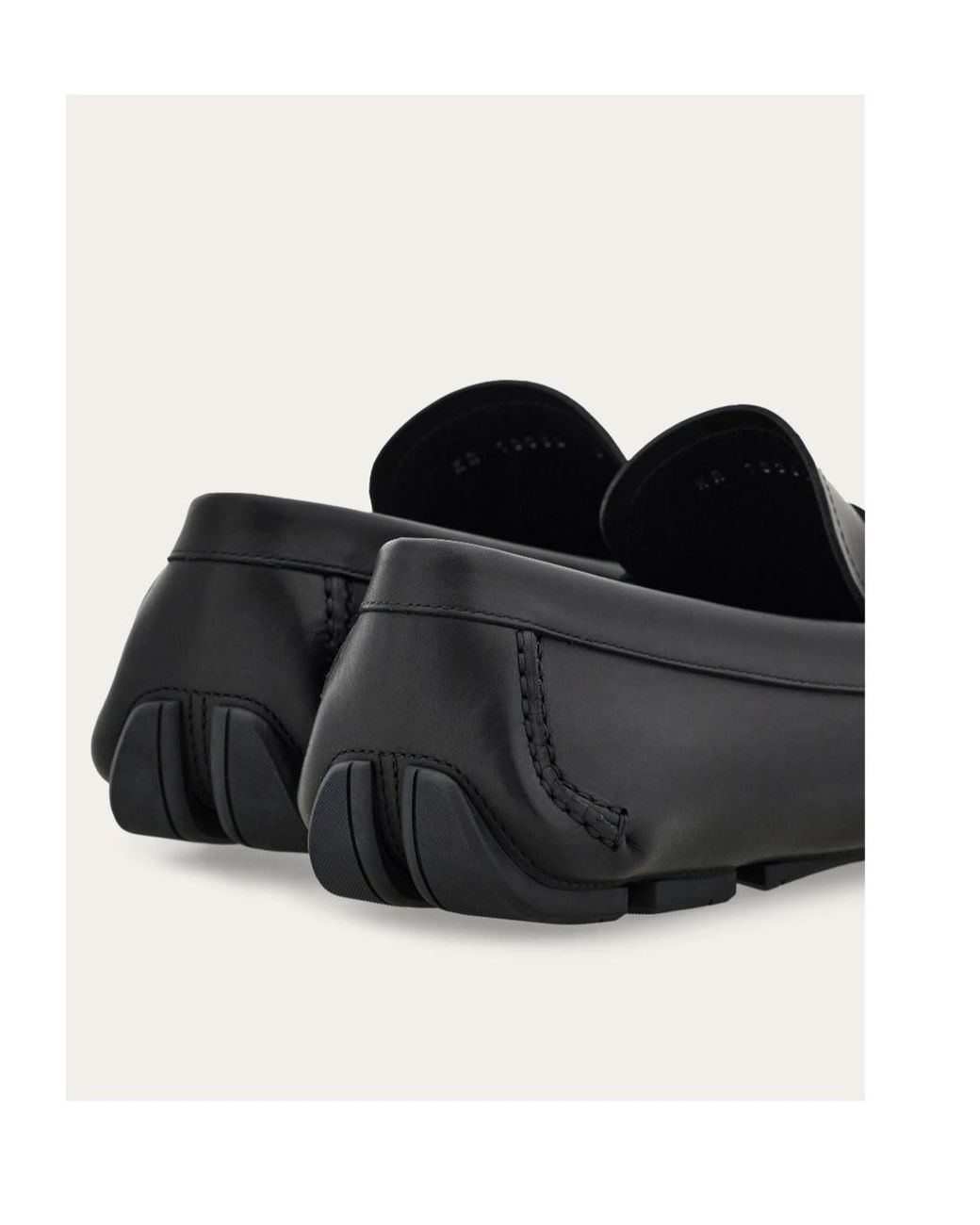 Ferragamo Black Penny Driver Loafer for men