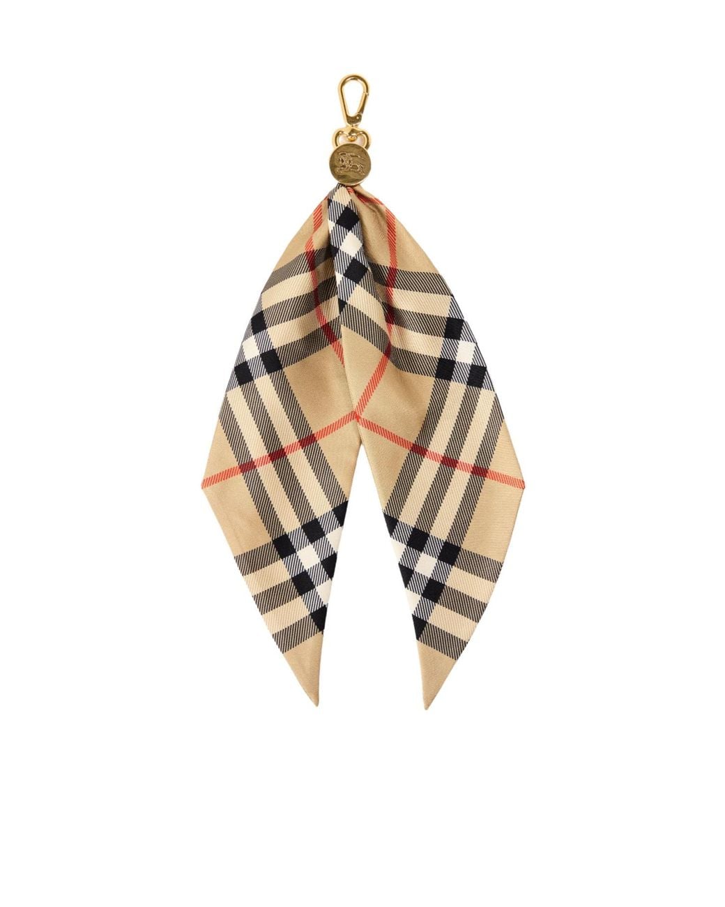 Burberry Metallic Scarf Charm